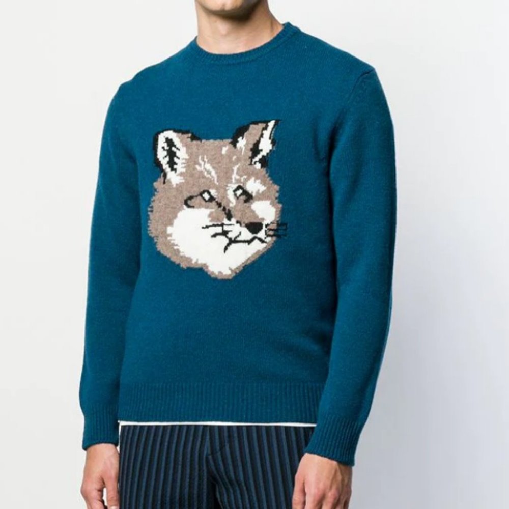 Maison Kitsune fox sweater